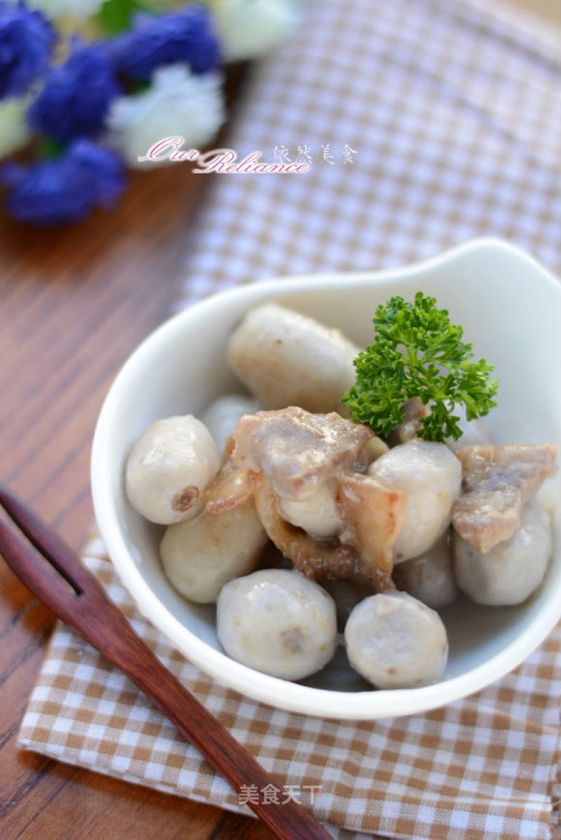 Taro with Rice recipe