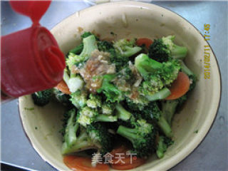 Small Intestine Cold Dish--broccoli with Oyster Sauce recipe