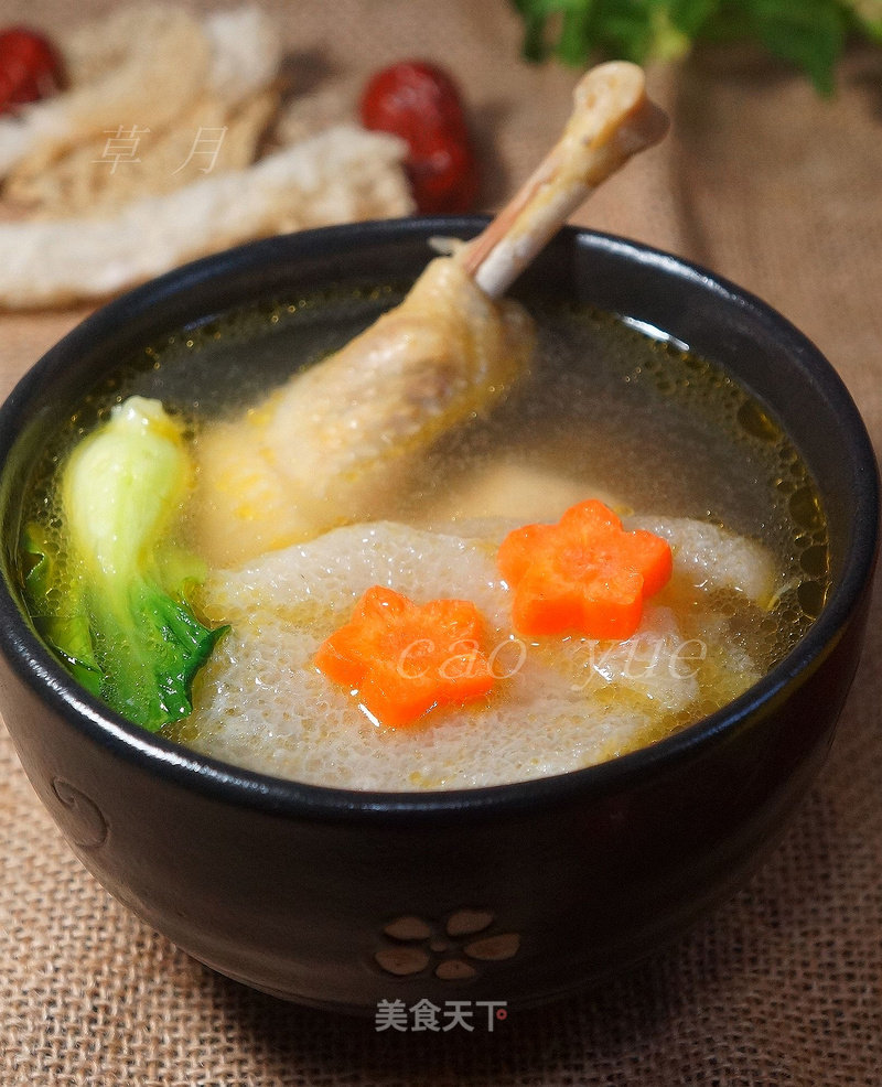 Bamboo Fungus Chicken Soup recipe