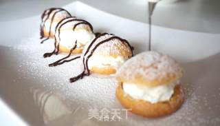 French Hot Ice Cream Puffs recipe