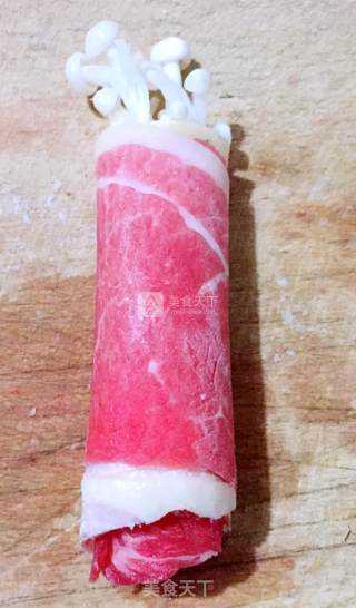 Beef Beef Enoki Mushroom Flavored Roll recipe