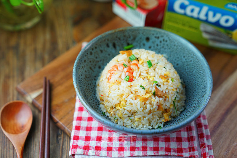 Tuna and Shrimp Fried Rice
