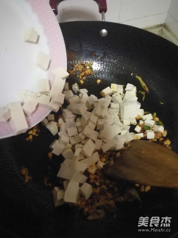 Mapo Tofu with Less Oil Chicken recipe