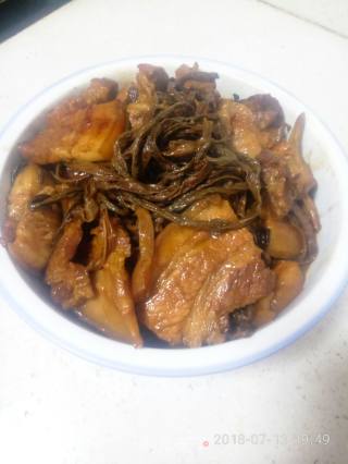 Braised Home-cooked Dried Vegetable Meat recipe