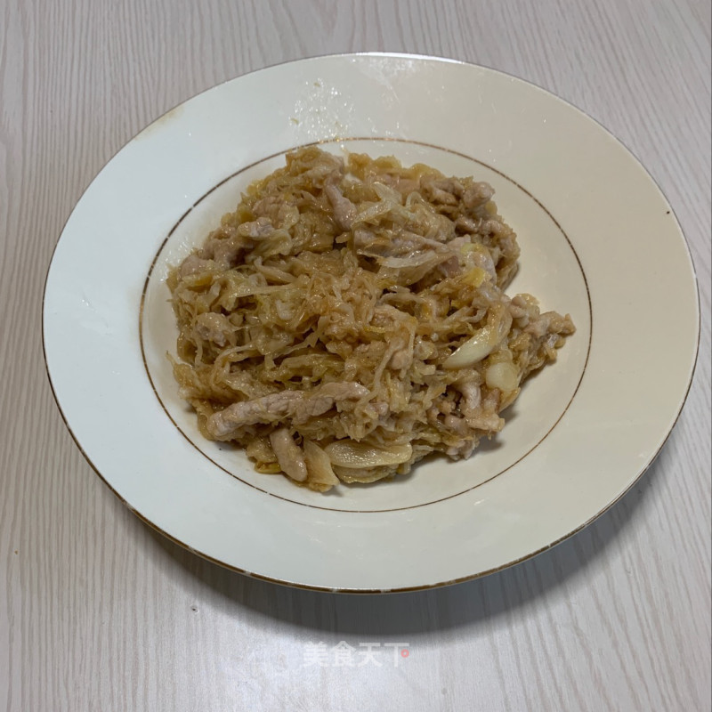 Stir-fried Shredded Pork with Sauerkraut recipe