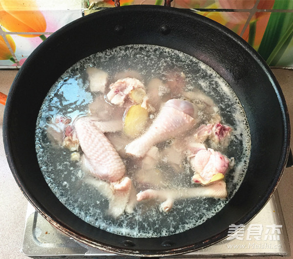 Dried Squid Pot Chicken Soup recipe