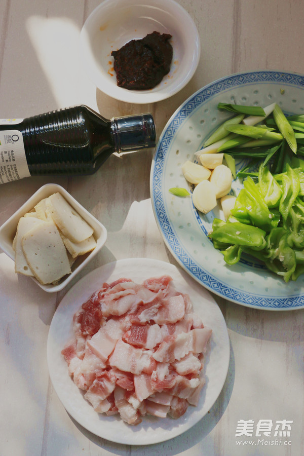 Stir-fried Pork with Wrinkled Pepper with Bean Sauce recipe