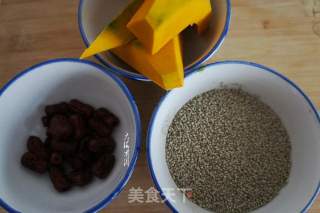 Red Dates Pumpkin Millet Porridge recipe