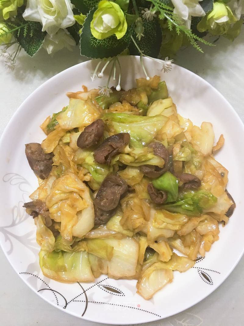 Stir-fried Cabbage with Sausage recipe