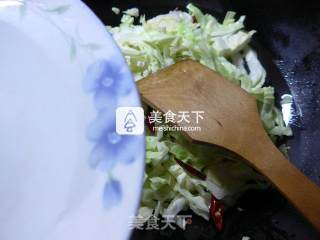 Stir-fried Cabbage with Tripe recipe