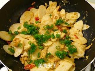 Bamboo Shoots with Salted Egg ☆ Fried Vegetables with Salted Egg 1 recipe