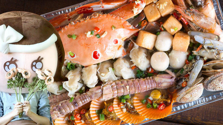 Garlic Seafood Platter recipe