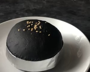 Super Soft Black Bamboo Charcoal Hamburger Embryo of The Little Devil | with Homemade Fool Hamburger Mold recipe