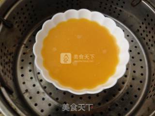 Steamed Egg with Enoki Mushroom recipe