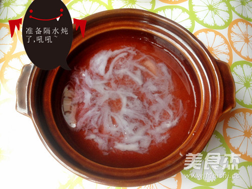 Sakura Coconut Milk Bird's Nest recipe