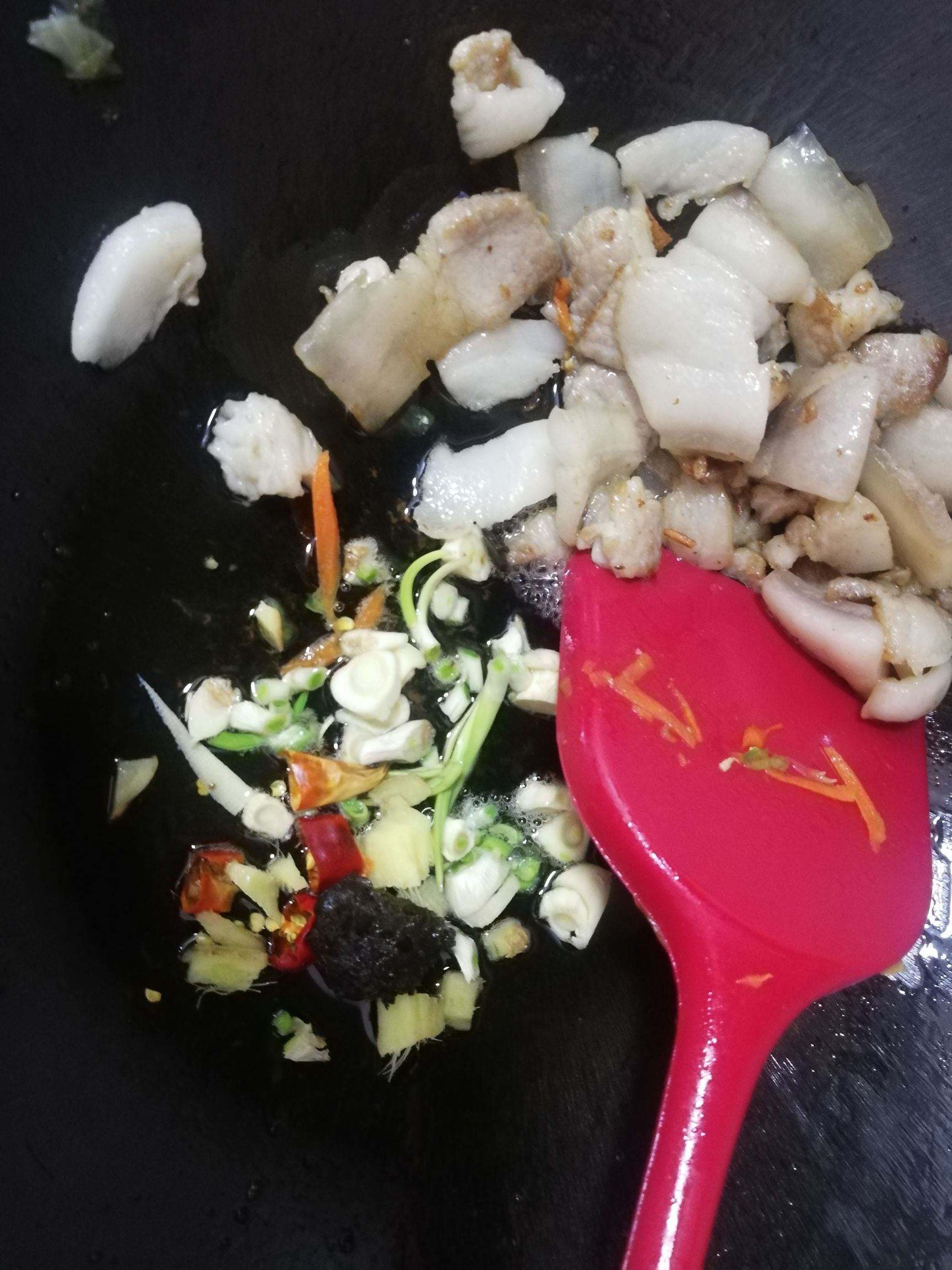 Stir-fried Pork with Green Peppers recipe