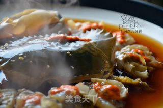 Huadiao Steamed Crab recipe