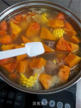 Pumpkin Pork Ribs Soup recipe