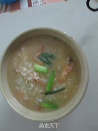 Flavored Shrimp Porridge recipe