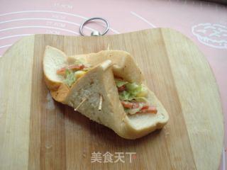 Corn Salad Sandwich Rolls recipe