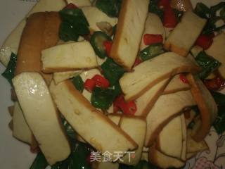 Stir-fried Tofu with Lettuce recipe