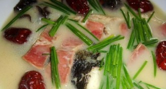 Ham and Black Fish Soup
