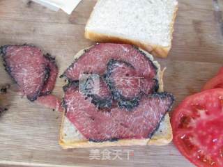 #aca烤明星大赛# Black Pepper Beef Sandwich recipe