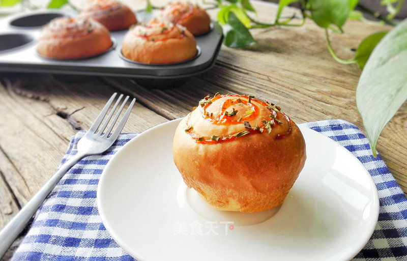 #aca Baking Star Contest# Super Soft Buttered Meat Floss and Chive Buns recipe