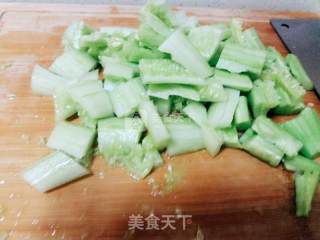 Cucumber with Enoki Mushroom recipe