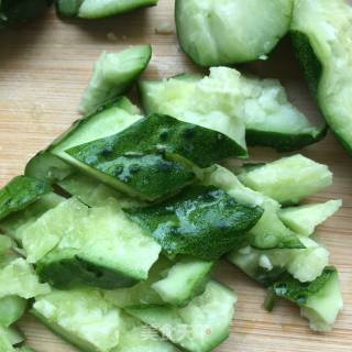 Cucumber and Deboned Meat recipe