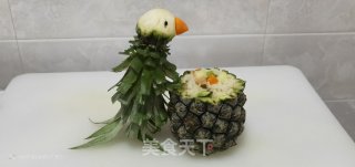 Pineapple Fried Rice-parrot Edition recipe