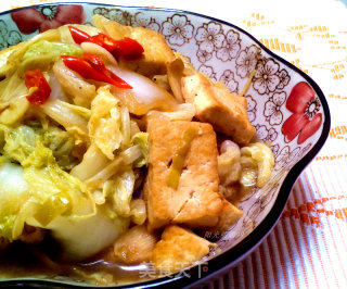 Tofu Stewed with Cabbage recipe