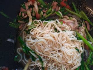 Fried Noodles with Sea Cucumber recipe