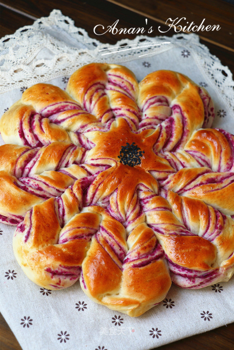 Purple Sweet Potato Bread recipe