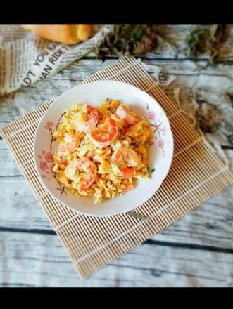 Scrambled Eggs with Shrimp recipe