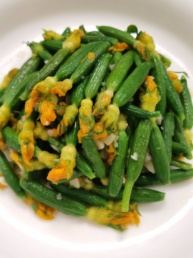 Garlic Cucumber Flower recipe