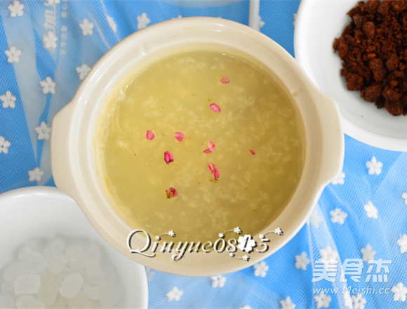 Peach Blossom Porridge recipe