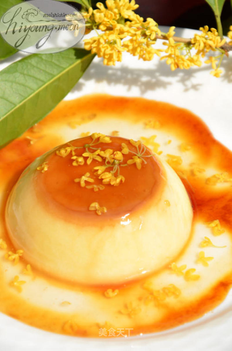 Osmanthus Pudding recipe