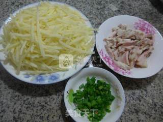 Pork Fried Potato Shreds recipe