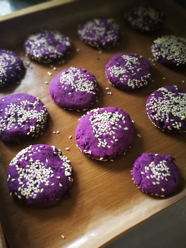 Purple Sweet Potato Glutinous Rice Cake recipe