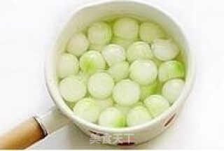 Homemade Braised Winter Melon Balls recipe