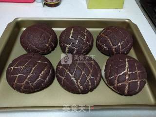 #aca烤明星大赛#cocoa Pineapple Buns recipe