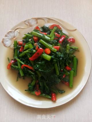 #快手懒人饭#fried Chrysanthemum Chrysanthemum recipe