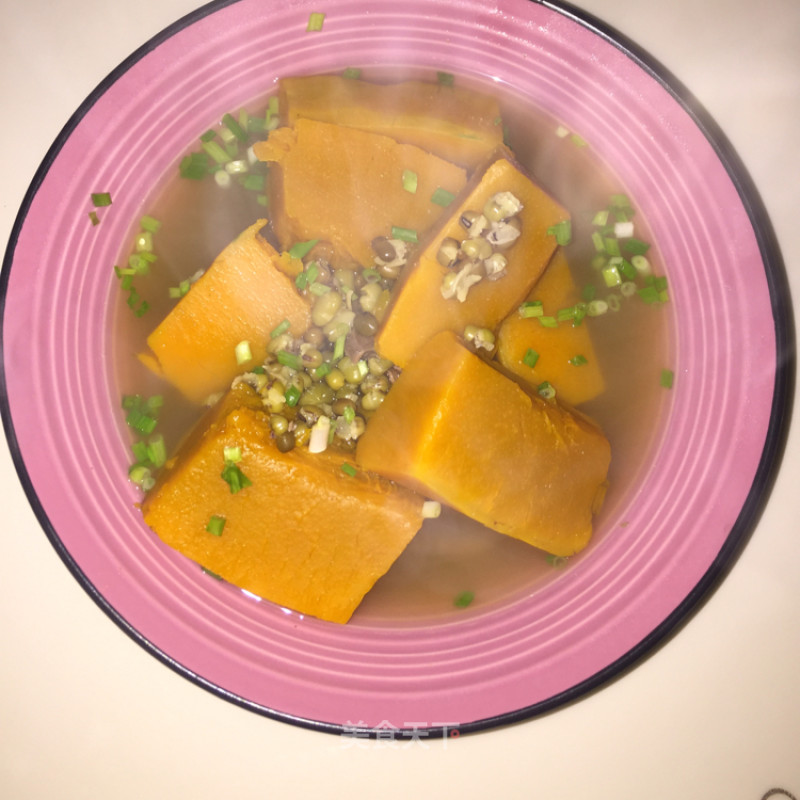 Pumpkin Mung Bean Soup recipe