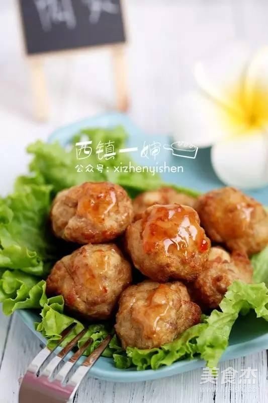 Yam Meatballs recipe