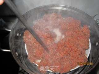 Tasty and Not Greasy Steamed Pork recipe