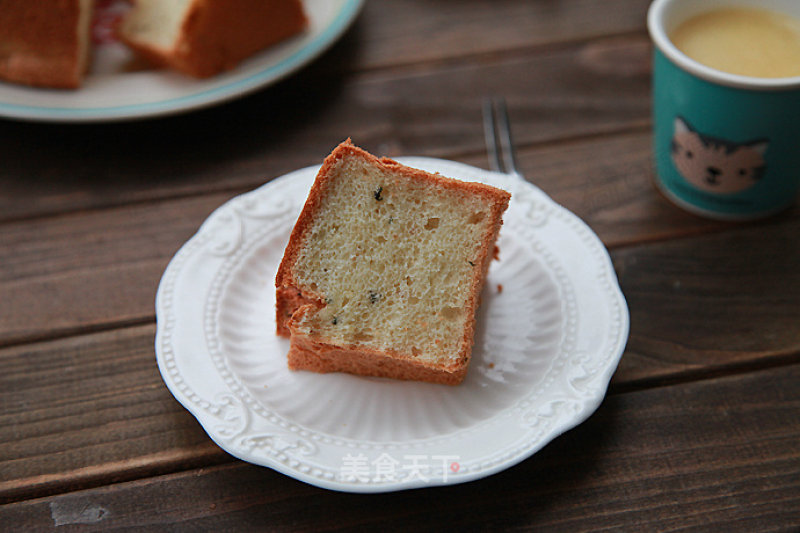 [seaweed and White Sesame Chiffon Cake]-a Faint Scent and A Long Aftertaste recipe