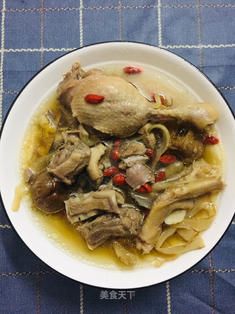 Sand Ginseng Yuzhu Old Duck Soup recipe