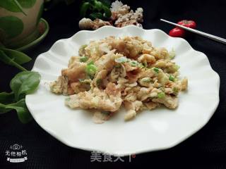 Shrimp Skin. Scrambled Eggs with Green Onions recipe