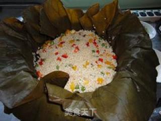 Honey Sauce with Plum Pork and Lotus Leaf Rice recipe